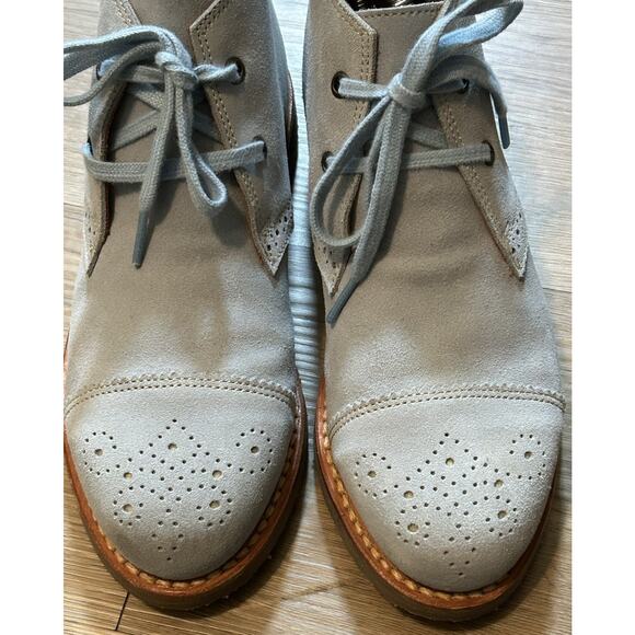 PENELOPE CHILVERS Women's Turquoise Lace Up Chukka Suede Boots - Size 39.5/8.5 - Picture 8 of 9